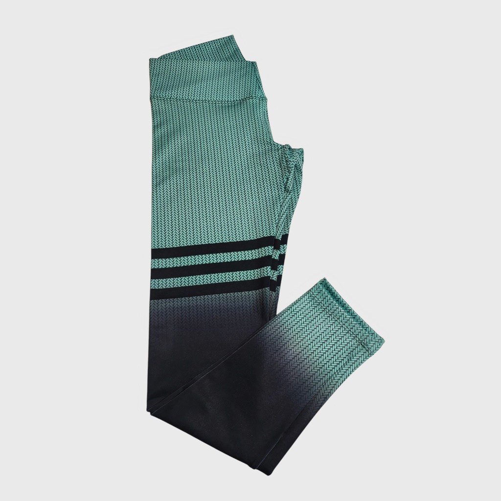 Legging Verde Rayas