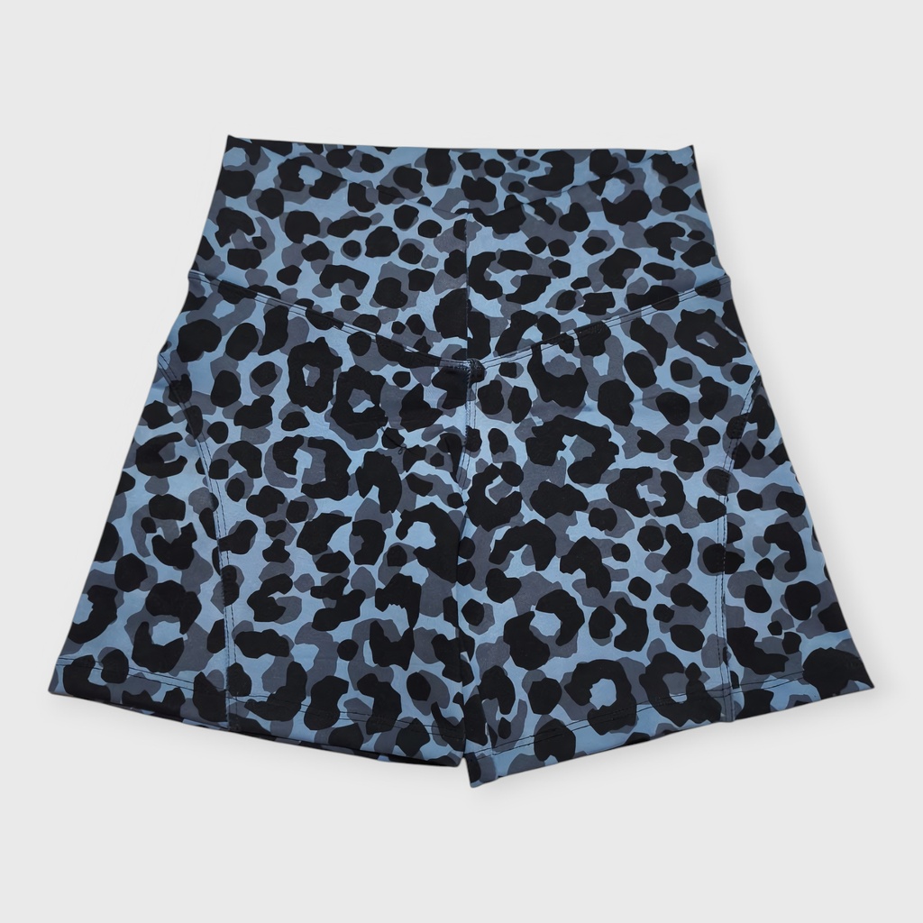 Short Azul Animal Print Talla S