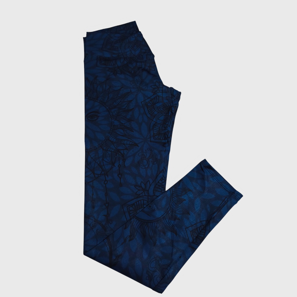 Legging Azul Petroleo Mandala