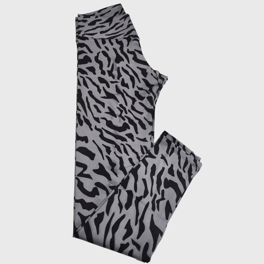 Legging Gris Animal Print