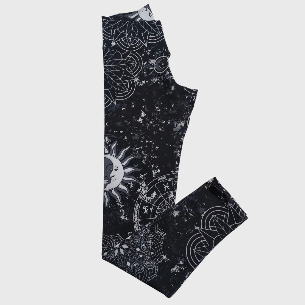 Legging Negro Mandala Luna