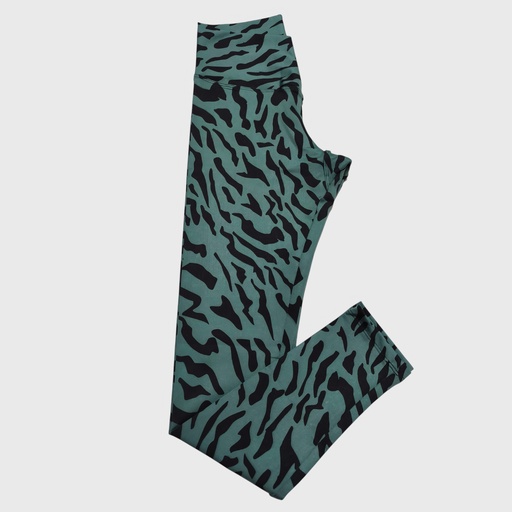 Legging Verde Animal Print