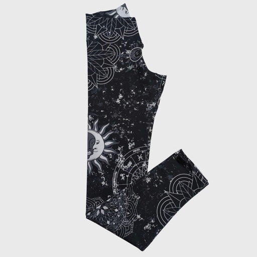 Legging Negro Mandala Luna
